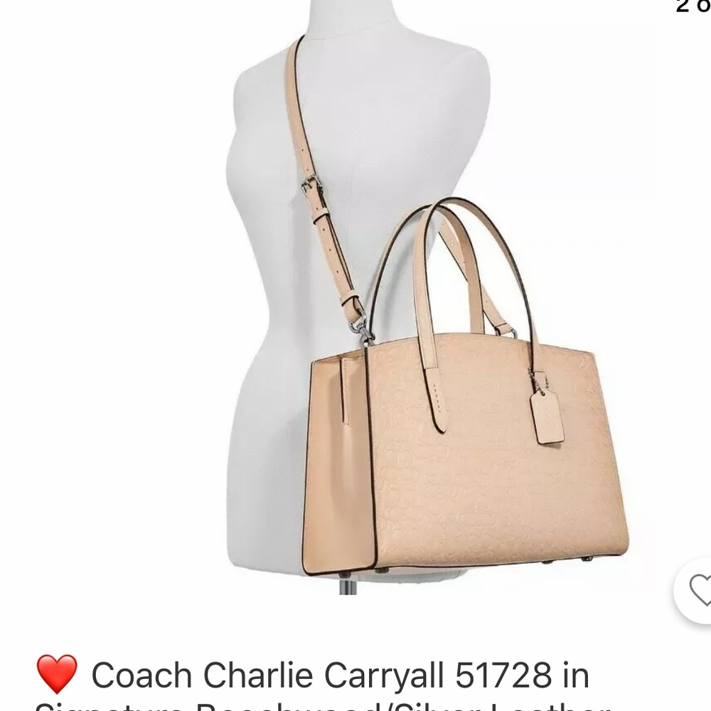 EUC Coach Charlie Carryall Tote